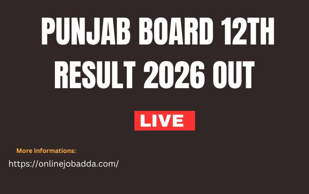 PSEB 12th result 2026
