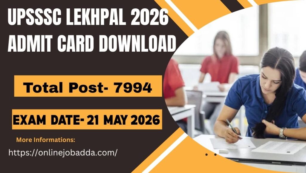 UPSSSC Lekhpal 2026 Admit Card Download