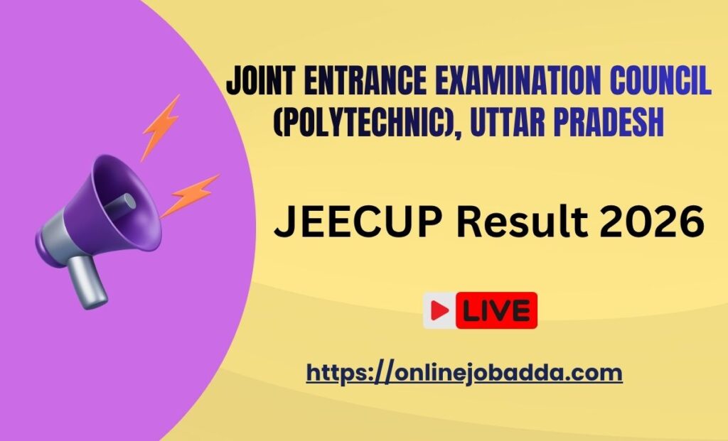 JEECUP Result 2026