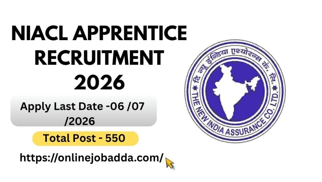 NIACL Apprentice 2026