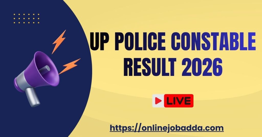 UP Police Constable Result 2026