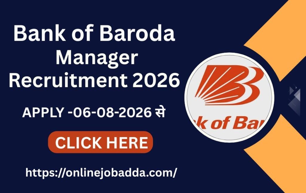 Bank of Baroda Manager Recruitment 2026