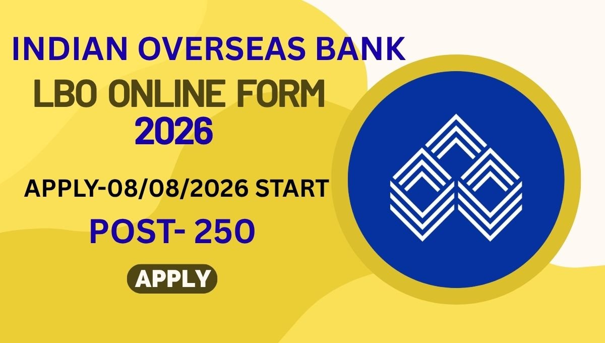 IOB LBO Online Form 2026