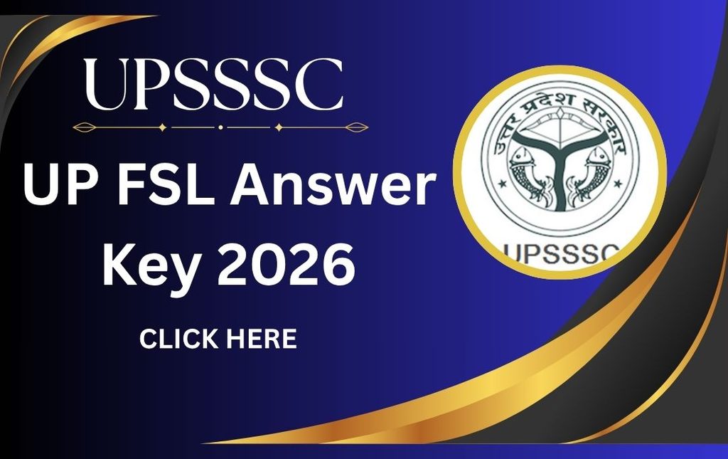UP FSL Answer Key 2026